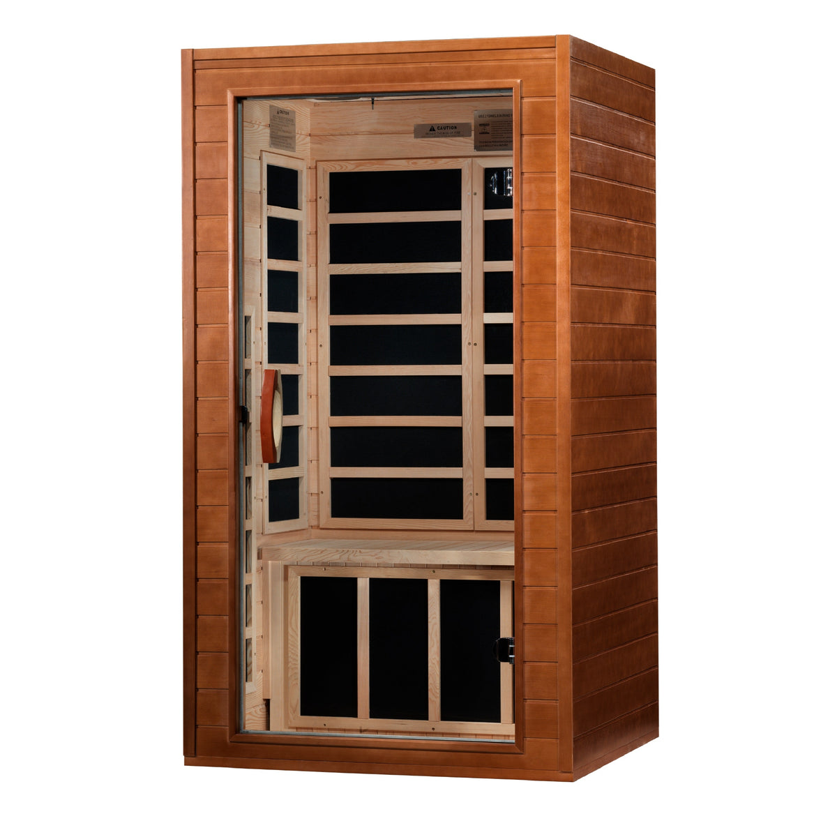 Golden Designs Dynamic Avila 1-2 Person Ultra Low EMF FAR Infrared Sauna, Canadian Hemlock (DYN-6103-01 Elite)