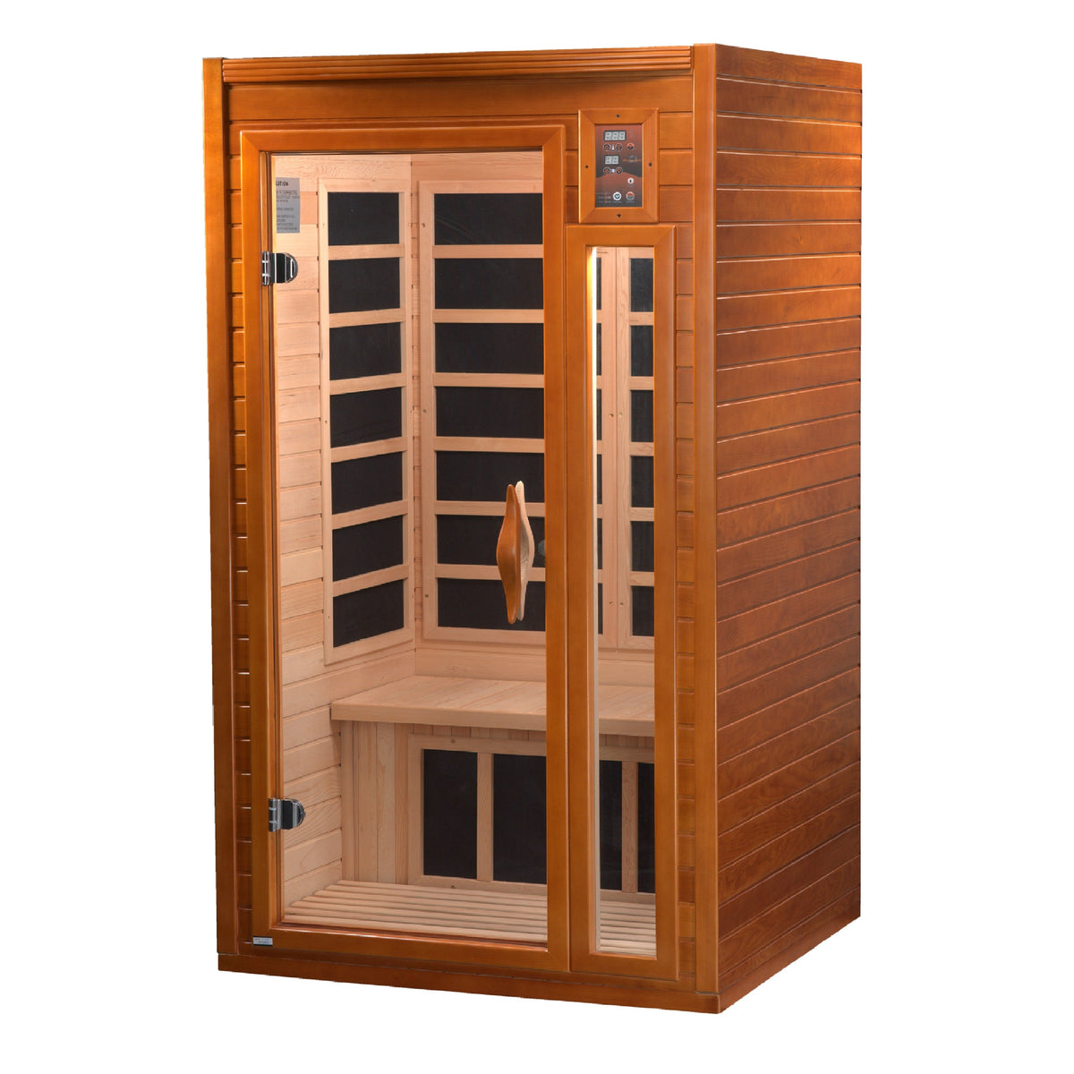 Golden Designs Dynamic Barcelona Elite 1-2 Person Ultra Low EMF FAR Infrared Sauna, Canadian Hemlock (DYN-6106-01 Elite)