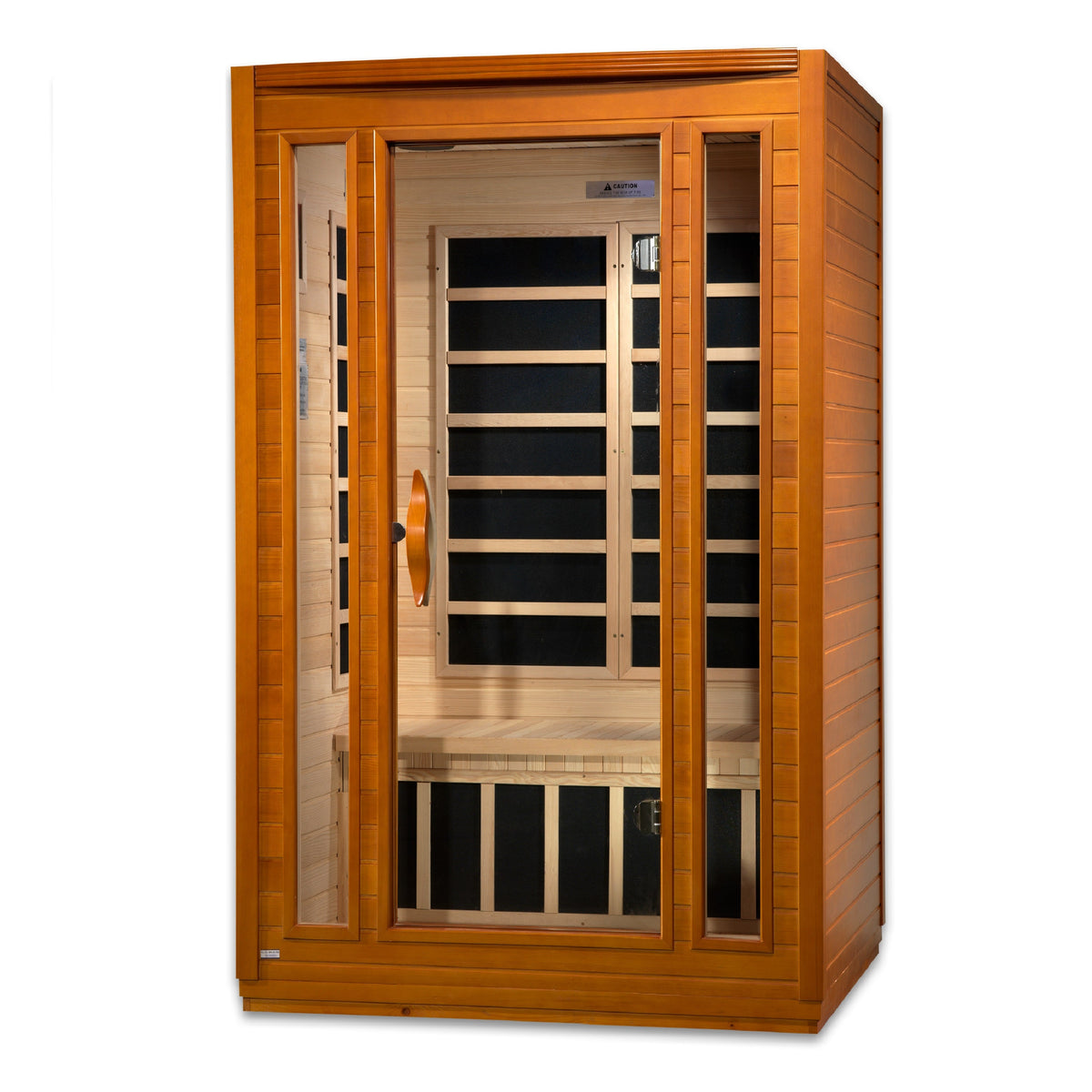 Golden Designs Dynamic San Marino 2-Person Low EMF FAR Infrared Sauna, Canadian Hemlock (DYN-6206-01)