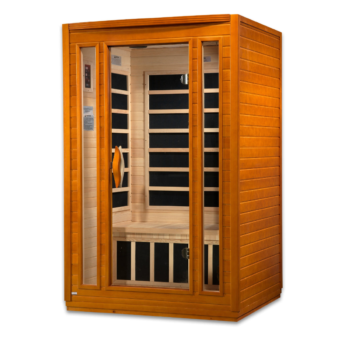 Golden Designs Dynamic San Marino Elite 2-Person Ultra Low EMF FAR Infrared Sauna, Canadian Hemlock (DYN-6206-01 Elite)