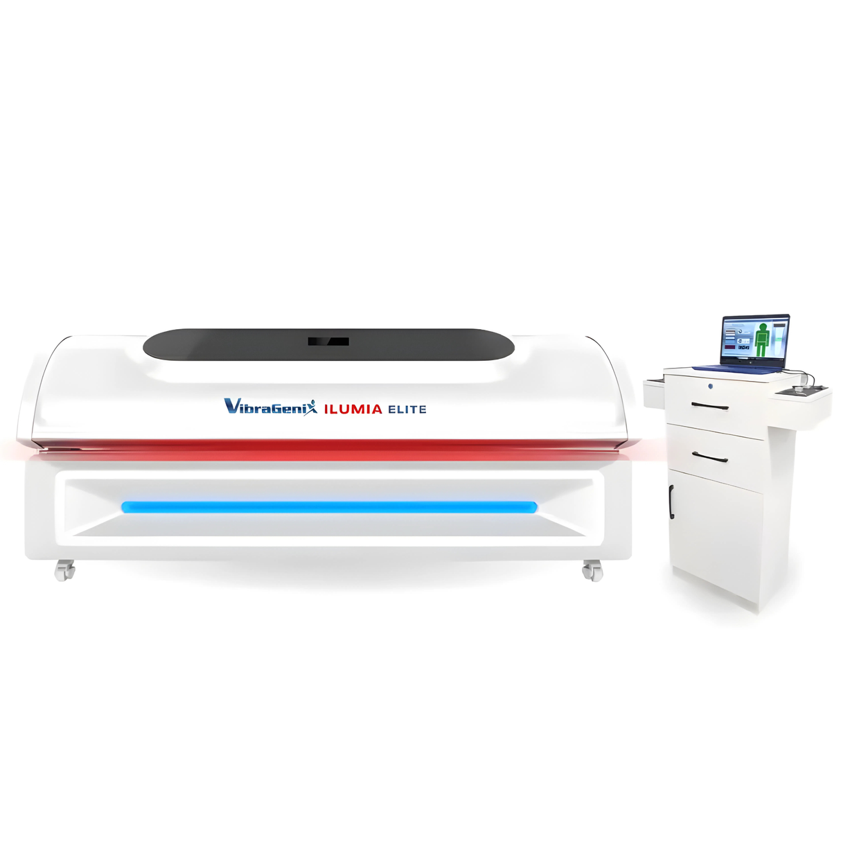 VibraGenix Ilumia Elite Red Light Therapy Bed – Full Body Near Infrared & Frequency Therapy System