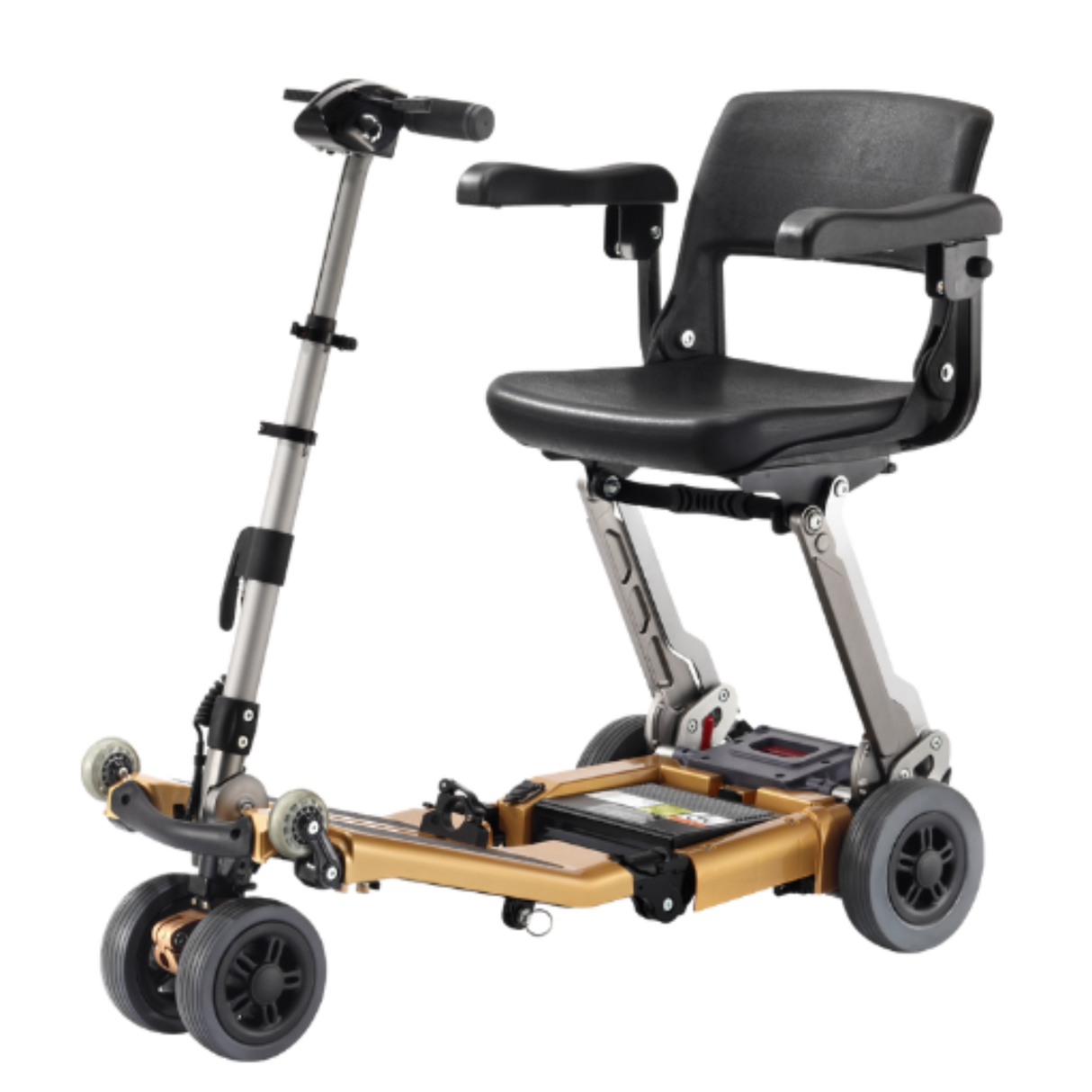 Free Rider USA Luggie Golden Elite Travel Scooter w/10.5 AH Battery