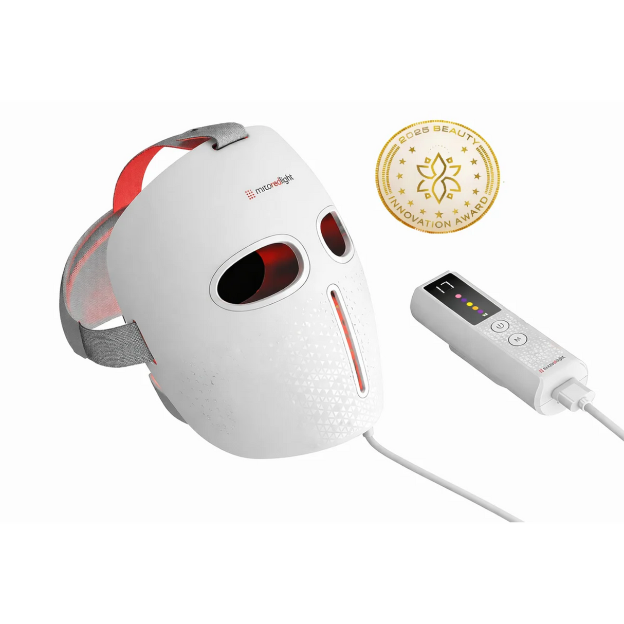 Mito Red Light MitoGLOW™ LED Red Light Therapy Mask | With Blue, Yellow, Red and Near Infrared LED