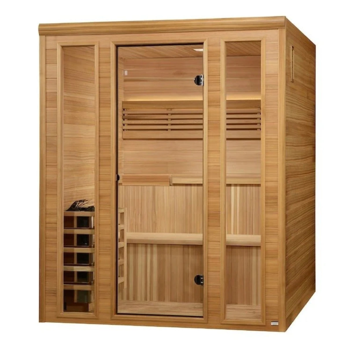 Golden Designs Engelberg GDI-7060-01 | 6-Person Traditional Cedar Sauna