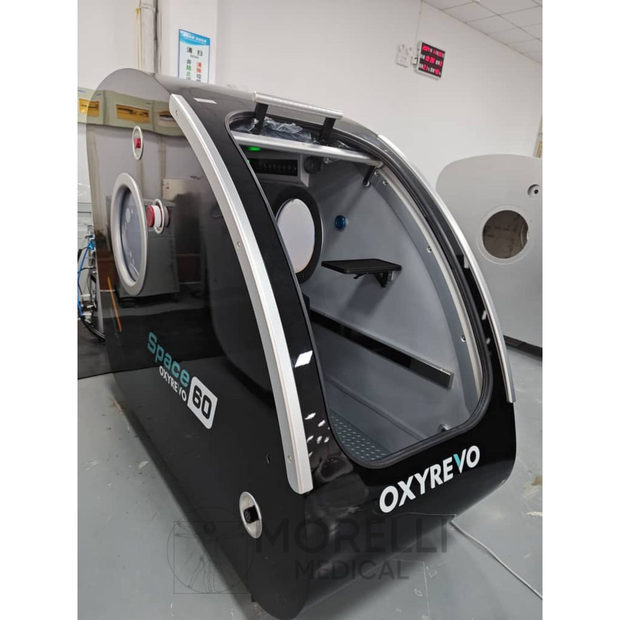 OXYREVO Space60 1.5 to 2.0ATA Hard Sitting Hyperbaric Chamber