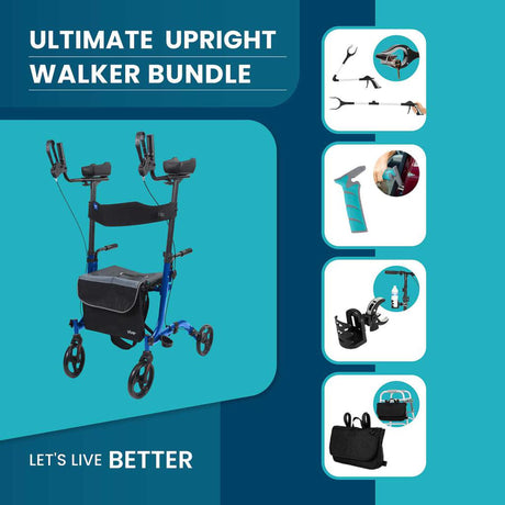Vive Health Ultimate Upright Walker Bundle