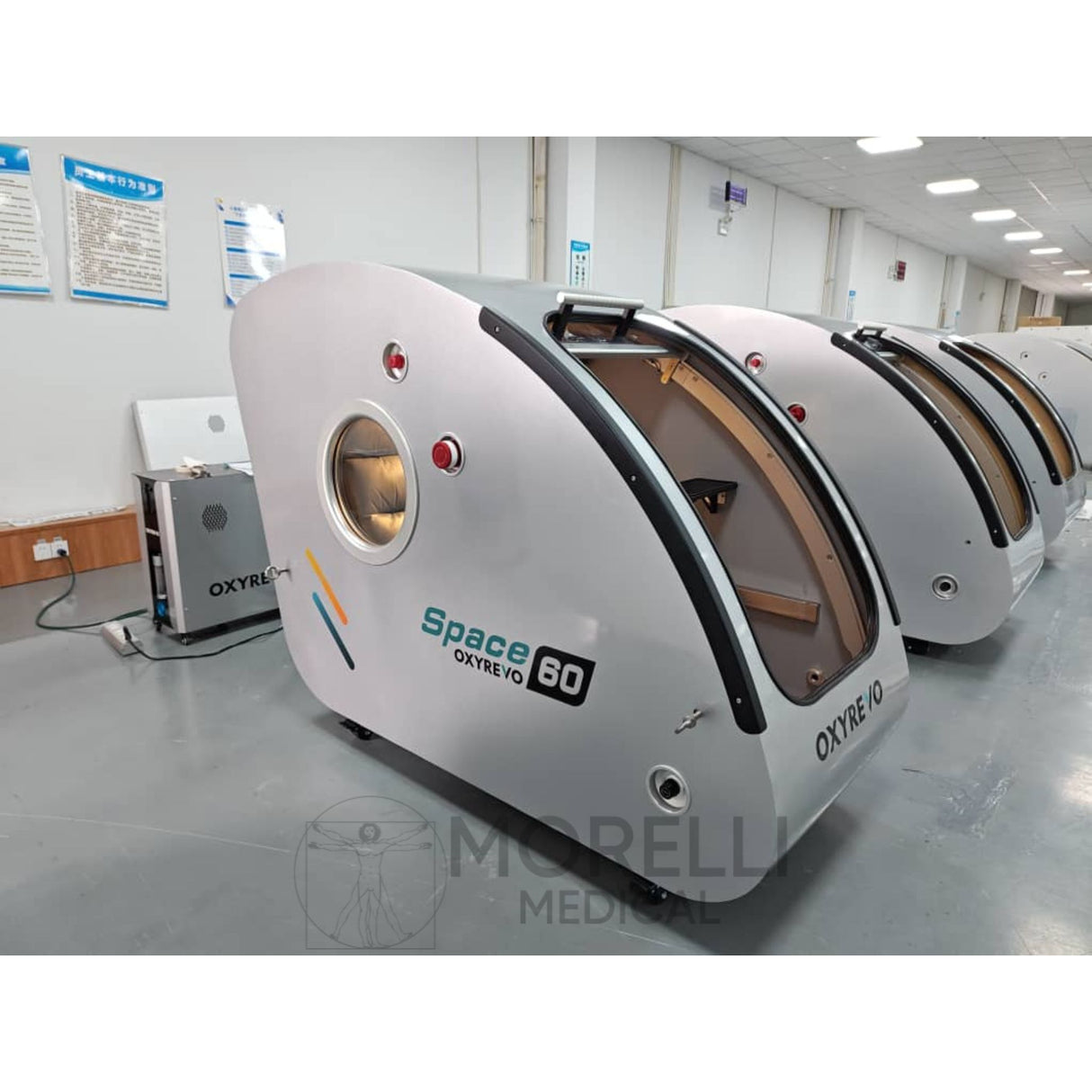 OXYREVO Space60 1.5 to 2.0ATA Hard Sitting Hyperbaric Chamber