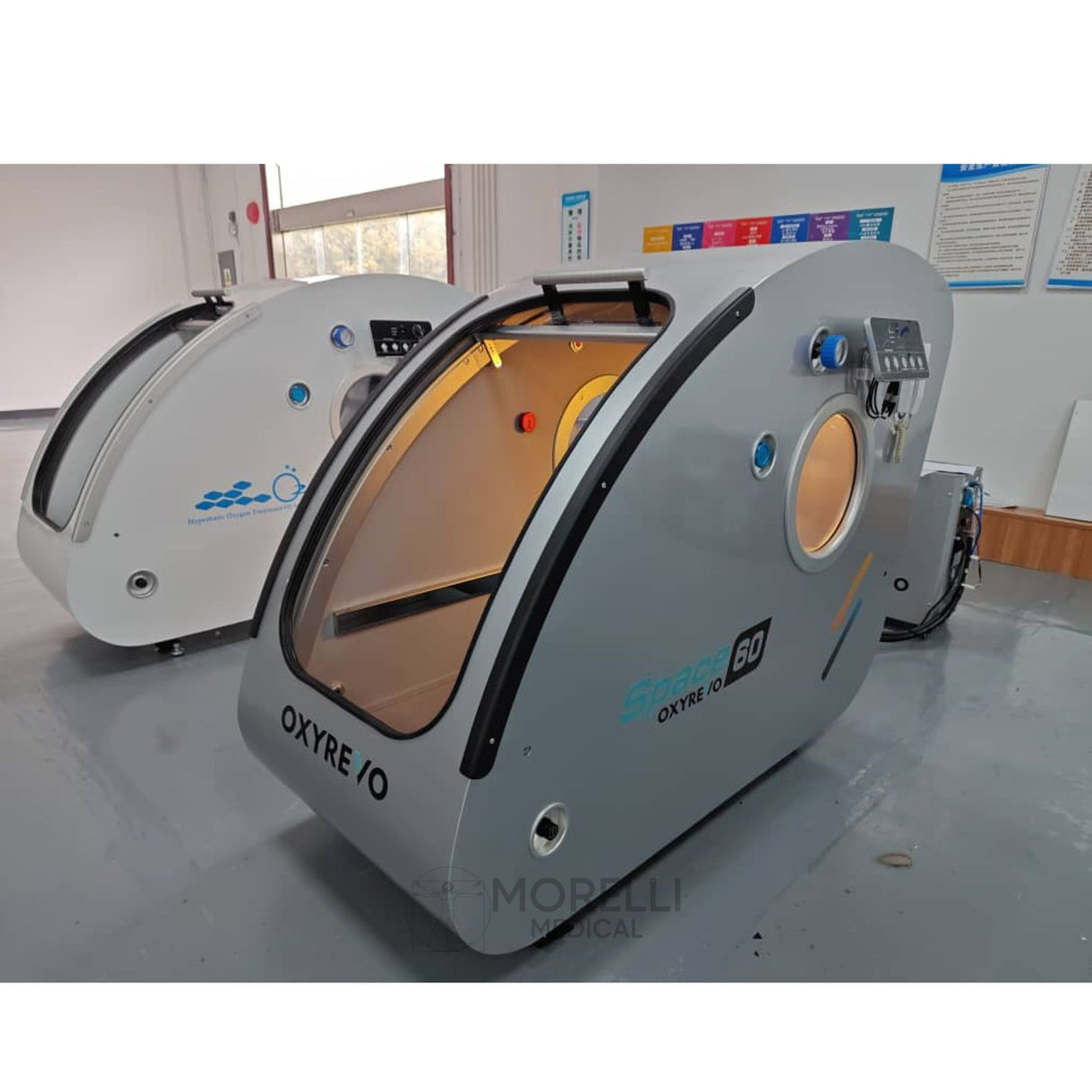 OXYREVO Space60 1.5 to 2.0ATA Hard Sitting Hyperbaric Chamber