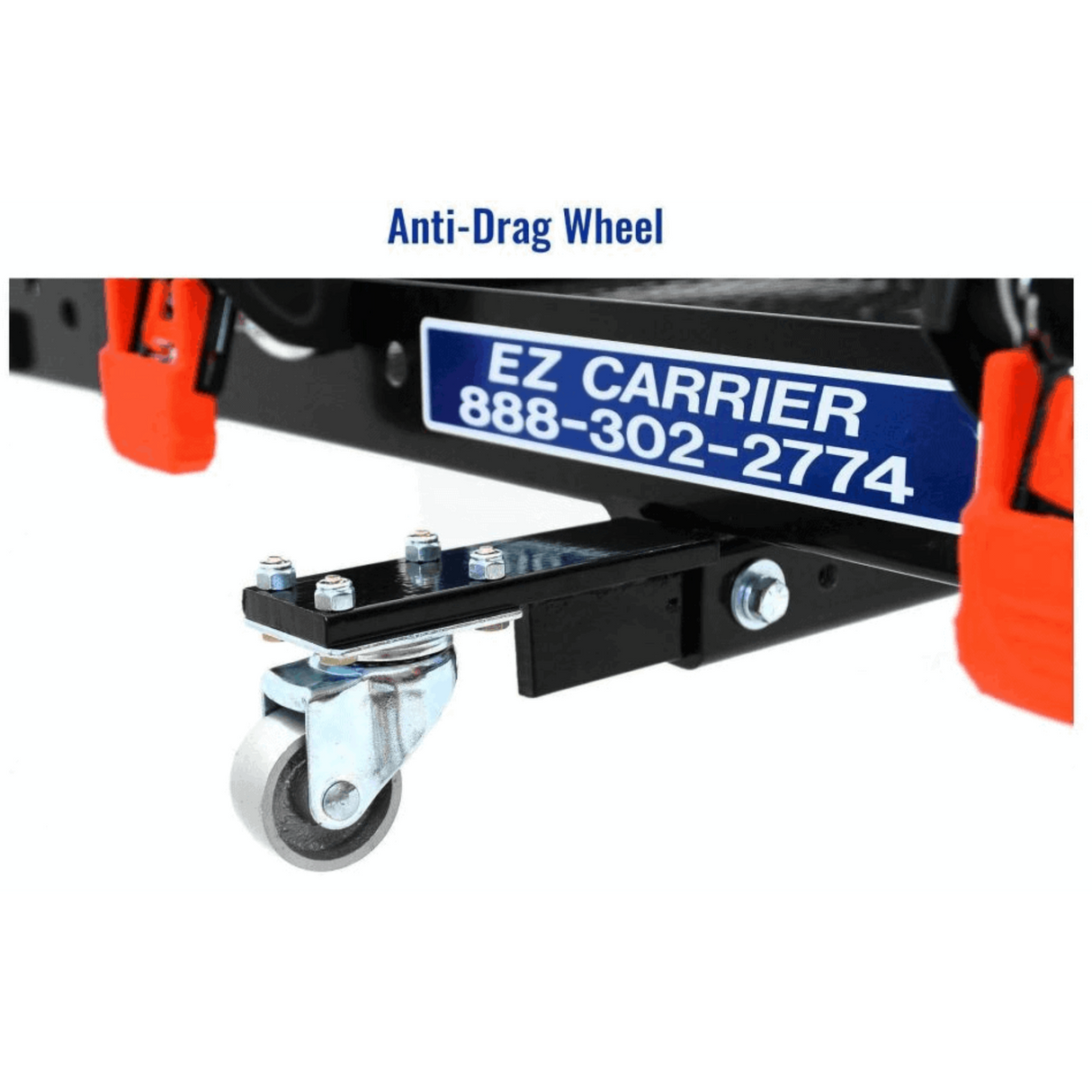 Anti-drag Wheel for EZC-2 and EZC-3 Wheelchair Carriers by EZ-Carrier