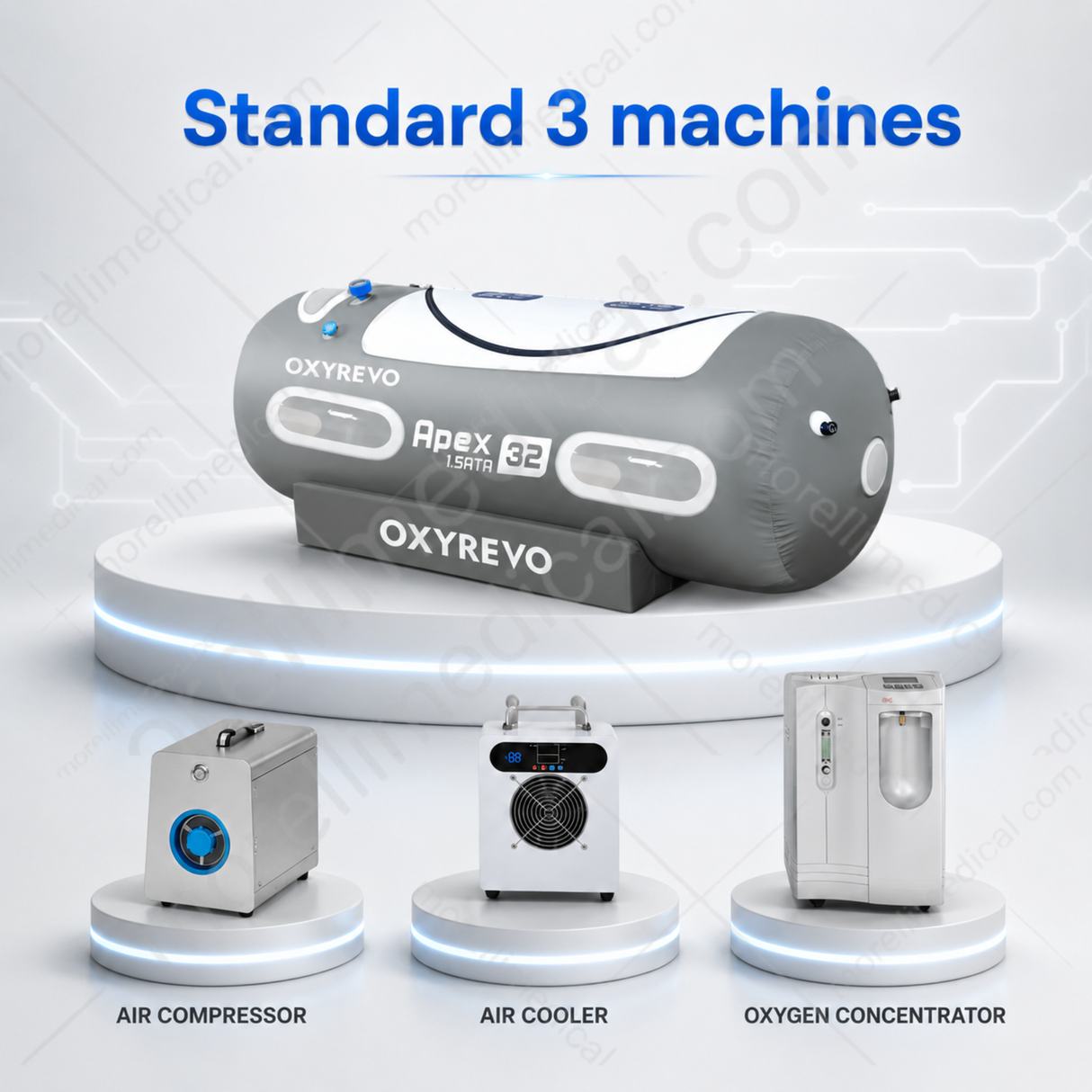 OXYREVO Apex32 1.5 ATA Portable Hyperbaric Chamber – Morelli Medical