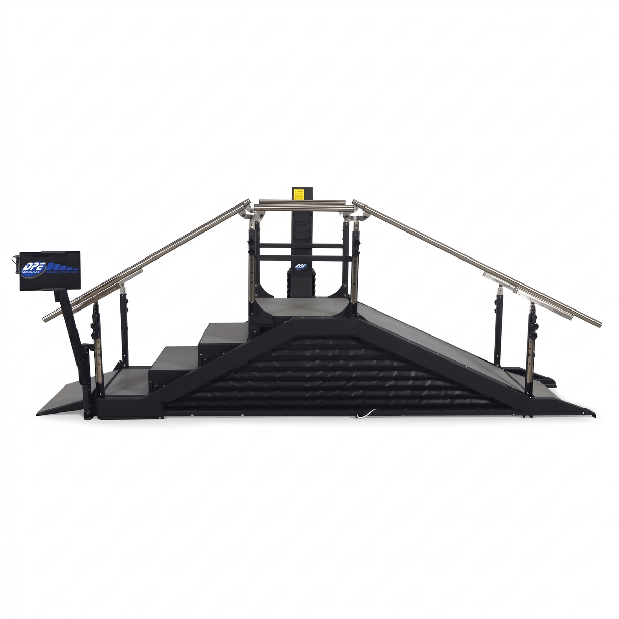 DPE - DST8000 Triple Pro Gait Trainer | Adjustable Stairs, Slope & Parallel Bars