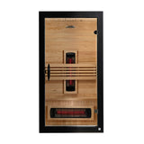 Golden Designs Dynamic Santorini 1-2 Person Full Spectrum Near Zero EMF Infrared Sauna, Canadian Hemlock (DYN-6009-03 FS)