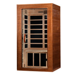 Golden Designs - Dynamic Avila 1-2 Person Low EMF Far Infrared Sauna – Canadian Hemlock - DYN-6103-01