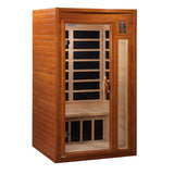 Golden Designs - Dynamic Barcelona 1-2 Person Low EMF Far Infrared Sauna – Canadian Hemlock - DYN-6106-01