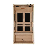 Golden Designs Dynamic Veneto Elite 1-2 Person Ultra Low EMF FAR Infrared Sauna, Canadian Hemlock (DYN-6115-05 Elite)