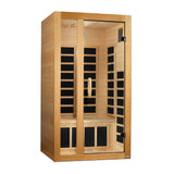 Golden Designs Dynamic Gracia 1-2 Person Ultra Low EMF FAR Infrared Sauna, Canadian Hemlock (DYN-6119-01 Elite)