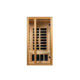 Golden Designs - Dynamic Gracia 1-2 Person Low EMF Far Infrared Sauna – Canadian Hemlock - DYN-6119-01