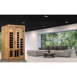 Golden Designs Dynamic Gracia 1-2 Person Ultra Low EMF FAR Infrared Sauna, Canadian Hemlock (DYN-6119-01 Elite)