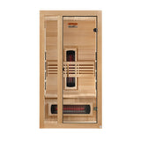 Golden Designs Dynamic Gracia 1-2 Person Full Spectrum Near Zero EMF Infrared Sauna, Canadian Hemlock (DYN-6119-03 FS)