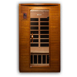 Golden Designs - Dynamic Versailles 2-Person Low EMF Far Infrared Sauna – Canadian Hemlock - DYN-6202-03