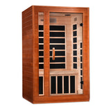 Golden Designs - Dynamic Cordoba Elite 2-Person Ultra Low EMF Far Infrared Sauna – Canadian Hemlock - DYN-6203-01