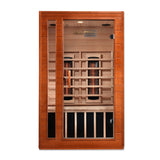 Golden Designs Dynamic Cordoba 2-Person Full Spectrum Near Zero EMF Infrared Sauna, Canadian Hemlock (DYN-6203-02 FS)