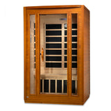 Golden Designs Dynamic San Marino Elite 2-Person Ultra Low EMF FAR Infrared Sauna, Canadian Hemlock (DYN-6206-01 Elite)
