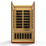 Golden Designs Dynamic San Marino 2-Person Low EMF FAR Infrared Sauna, Canadian Hemlock (DYN-6206-01)