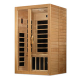Golden Designs Dynamic Santiago 2-Person Low EMF FAR Infrared Sauna, Canadian Hemlock (DYN-6209-01)