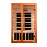 Golden Designs Dynamic Santiago 2-Person Ultra Low EMF FAR Infrared Sauna, Canadian Hemlock (DYN-6209-02 Elite)