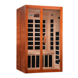Golden Designs Dynamic Santiago 2-Person Ultra Low EMF FAR Infrared Sauna, Canadian Hemlock (DYN-6209-02 Elite)