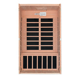 Golden Designs Dynamic Santiago 2-Person Ultra Low EMF FAR Infrared Sauna, Canadian Hemlock (DYN-6209-02 Elite)