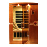 Golden Designs - Dynamic Venice 2-Person Low EMF Far Infrared Sauna – Canadian Hemlock - DYN-6210-01