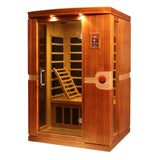 Golden Designs Dynamic Venice 2-Person Ultra Low EMF FAR Infrared Sauna, Canadian Hemlock (DYN-6210-01 Elite)