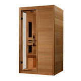 Golden Designs Dynamic Lucca 2-Person Low EMF FAR Infrared Sauna, Canadian Hemlock (DYN-6215-05)