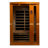 Golden Designs Dynamic Vittoria Elite 2-Person Ultra Low EMF FAR Infrared Sauna, Canadian Hemlock (DYN-6220-01 Elite)