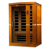 Golden Designs Dynamic Vittoria 2-Person Low EMF FAR Infrared Sauna, Canadian Hemlock (DYN-6220-01)