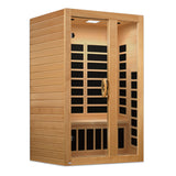 Golden Designs Dynamic Serena 2-Person Low EMF FAR Infrared Sauna, Canadian Hemlock (DYN-6229-01)
