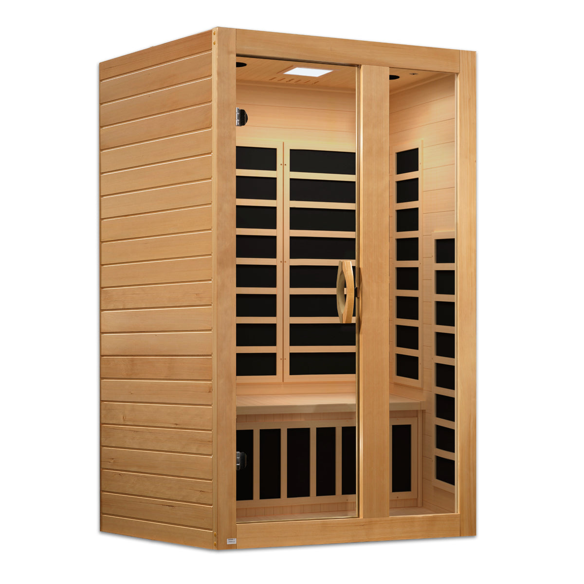Golden Designs Dynamic Serena Elite 2-Person Ultra Low EMF FAR Infrared Sauna, Canadian Hemlock (DYN-6229-01 Elite)