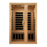 Golden Designs Dynamic Serena Elite 2-Person Ultra Low EMF FAR Infrared Sauna, Canadian Hemlock (DYN-6229-01 Elite)