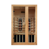 Golden Designs Dynamic Serena 2-Person Full Spectrum Near Zero EMF Infrared Sauna, Canadian Hemlock (DYN-6229-03 FS)