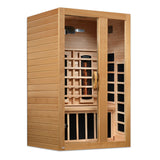 Golden Designs Dynamic Serena 2-Person Full Spectrum Near Zero EMF Infrared Sauna, Canadian Hemlock (DYN-6229-03 FS)