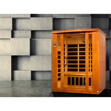 Golden Designs Dynamic Bellagio 3-Person Low EMF FAR Infrared Sauna, Canadian Hemlock (DYN-6306-02)