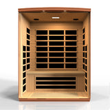 Golden Designs Dynamic Lugano Elite 3-Person Ultra Low EMF FAR Infrared Sauna, Canadian Hemlock (DYN-6336-02 Elite)