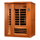 Golden Designs - Dynamic Lugano 3-Person Low EMF Far Infrared Sauna – Canadian Hemlock - DYN-6336-02
