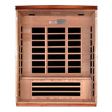 Golden Designs - Dynamic Lugano 3-Person Low EMF Far Infrared Sauna – Canadian Hemlock - DYN-6336-02