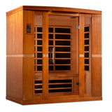 Golden Designs Dynamic Bergamo Elite 4-Person Ultra Low EMF FAR Infrared Sauna, Canadian Hemlock (DYN-6440-01 Elite)