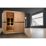 Golden Designs Catalonia 8-Person Near Zero EMF Far Infrared Sauna - GDI-6880-02 Elite