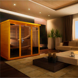 Golden Designs Dynamic Monaco Elite 6-Person Ultra Low EMF FAR Infrared Sauna, Canadian Hemlock (DYN-6996-01 Elite)