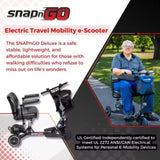 SNAPnGO Mobility Scooter Deluxe Edition